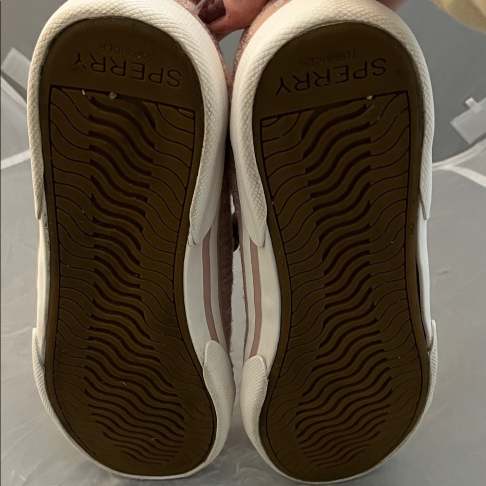 Sperry Women's Pier Wave Blush Pink Canvas Upper Slip On Sneakers - Size 9.5 - Picture 10 of 12
